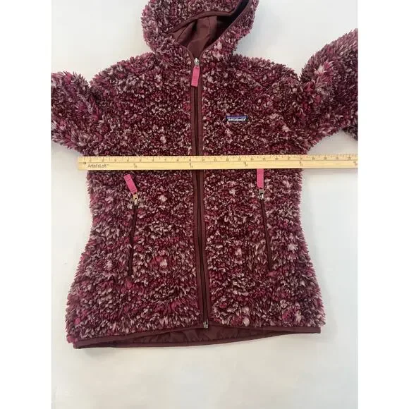 2/$50 DEAL ALERT!! PATAGONIA WOMENS BURGUNDY RETRO X DIAMOND FLEECE SIZE SMALL - Picture 7 of 11